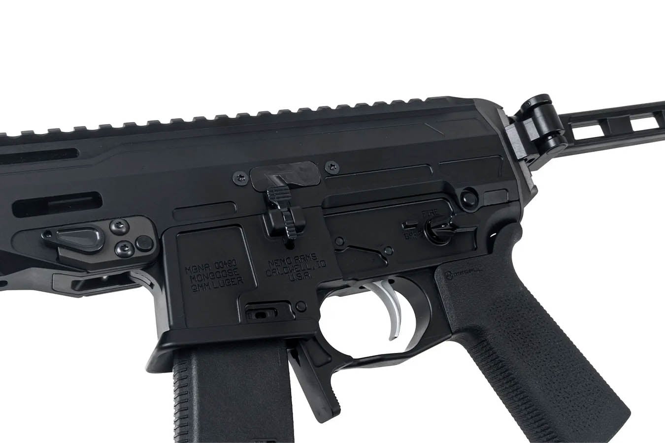 NEMO ARMS Mongoose 9mm Semi-Auto Pistol with Brace
