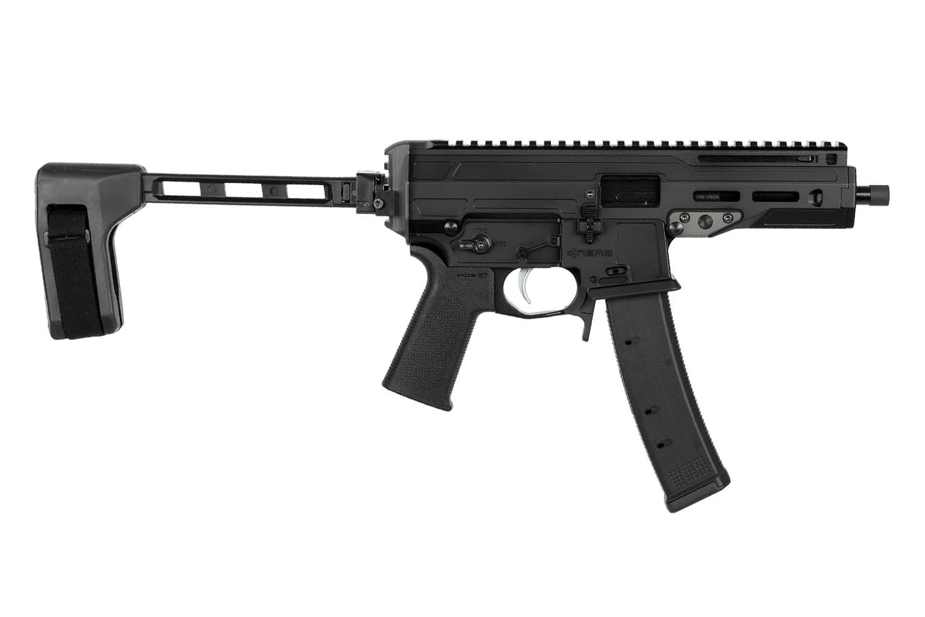 NEMO ARMS Mongoose 9mm Semi-Auto Pistol with Brace