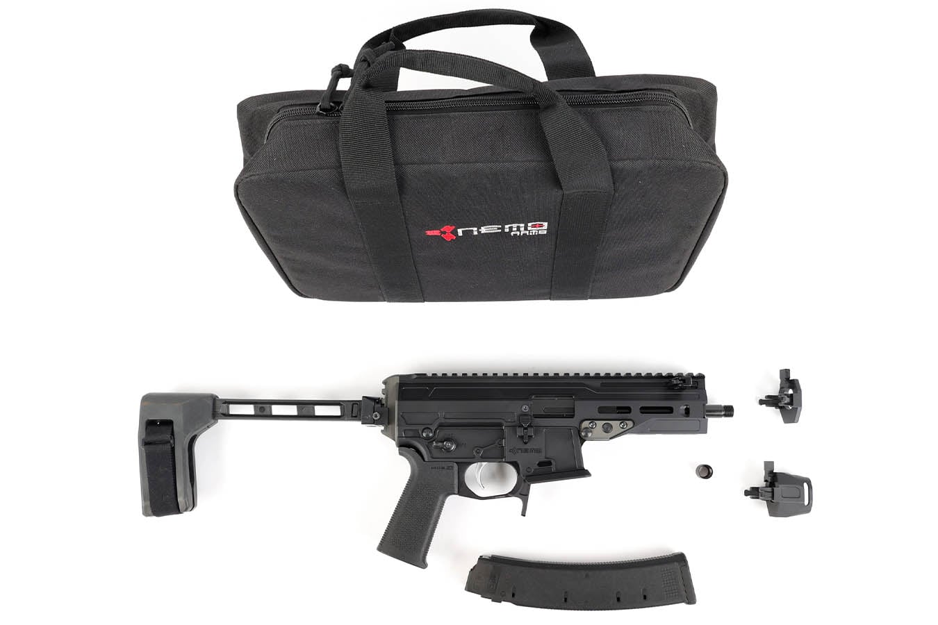 NEMO ARMS Mongoose 9mm Semi-Auto Pistol with Brace