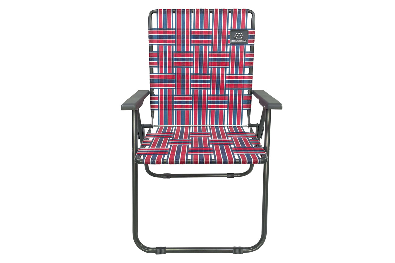 CADDIS Retro Webbed Camp Chair - Red/Blue