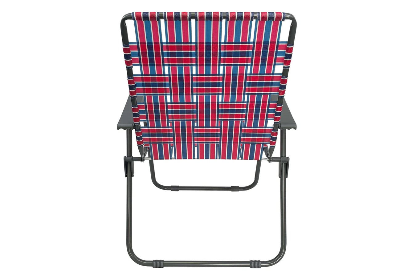 CADDIS Retro Webbed Camp Chair - Red/Blue