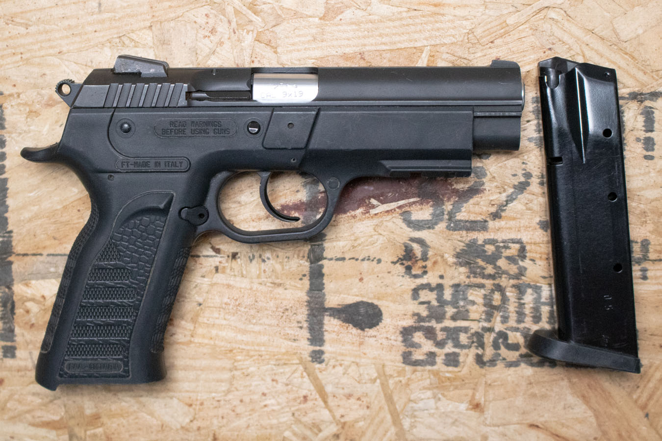 TANFOGLIO Witness-P-S 9mm Police Trade-In Pistol with Manual Safety