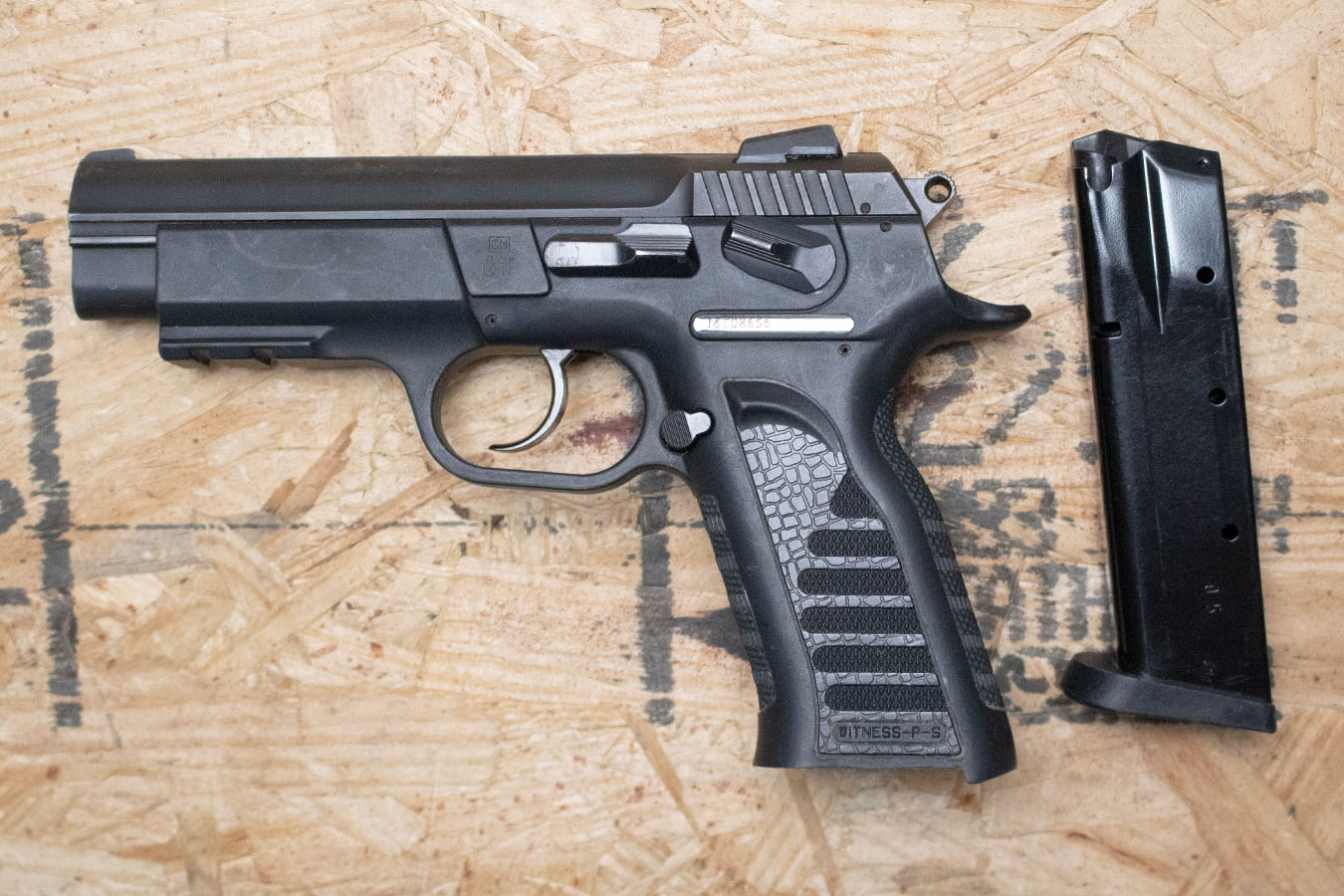 TANFOGLIO Witness-P-S 9mm Police Trade-In Pistol with Manual Safety