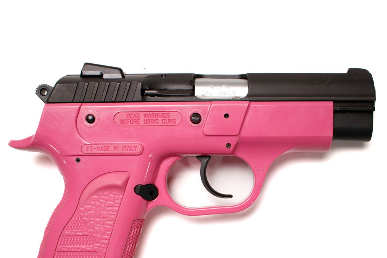EAA Witness-P 9mm Police Trade-In Pistol with Pink Frame (Magazine not Included)