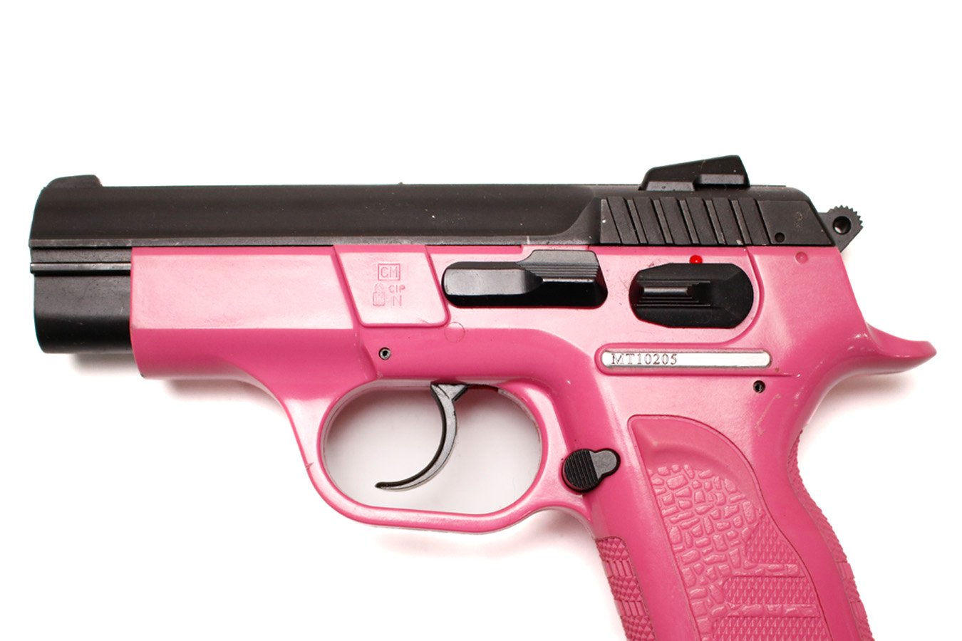 EAA Witness-P 9mm Police Trade-In Pistol with Pink Frame (Magazine not Included)