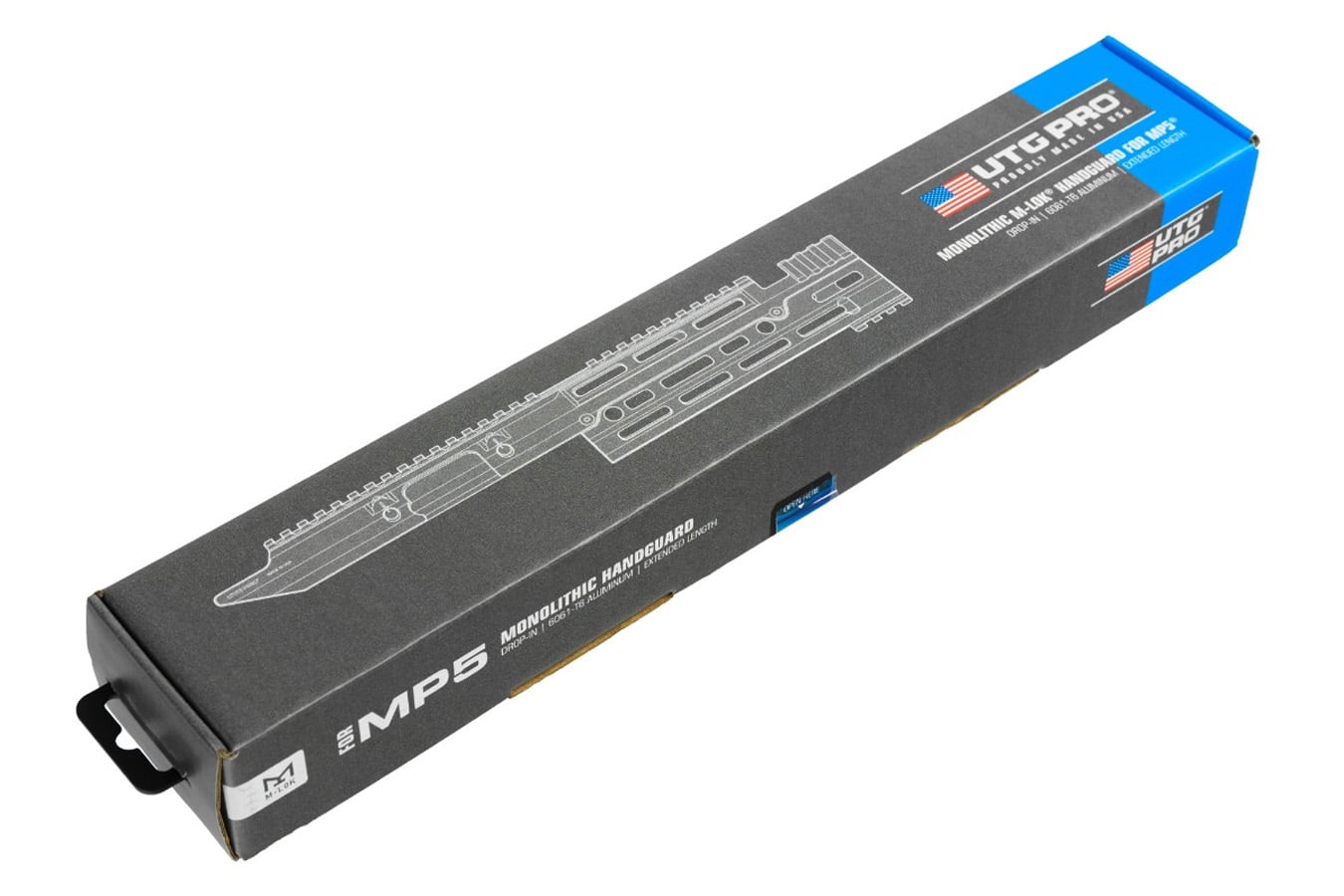 LEAPERS UTG Pro Monolithic M-LOK Handguard Extended Length for MP5