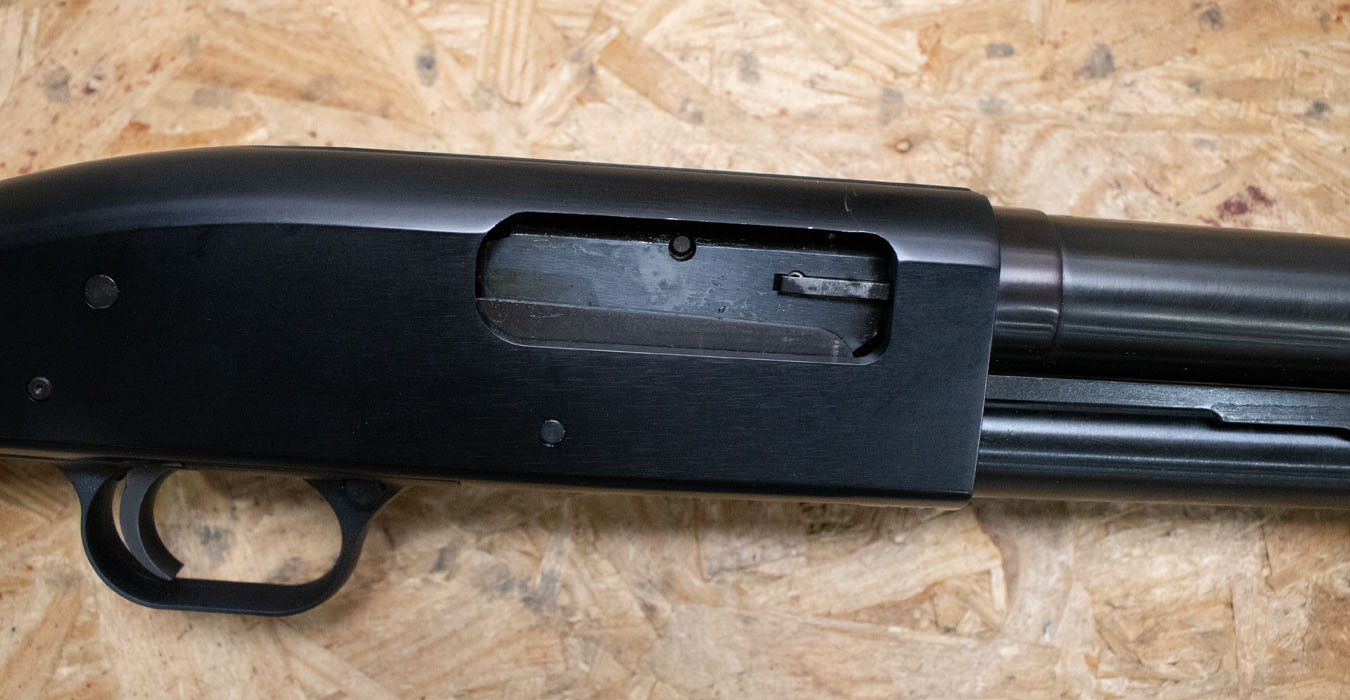 MAVERICK Maverick 88 Security 12 Gauge Police Trade-In Shotgun with Synthetic Stock and Extended Magazine