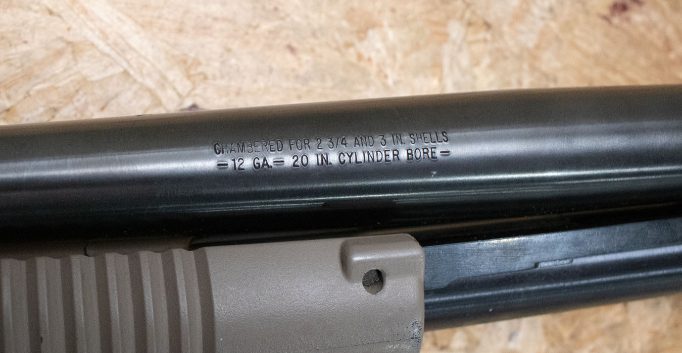 MAVERICK Maverick 88 Security 12 Gauge Police Trade-In Shotgun with Synthetic Stock and Extended Magazine
