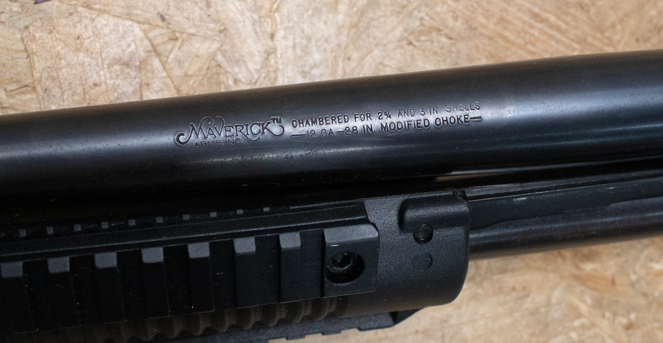 MAVERICK Maverick 88 12 Gauge Police Trade-In Shotgun with Picatinny Rail Fore-End