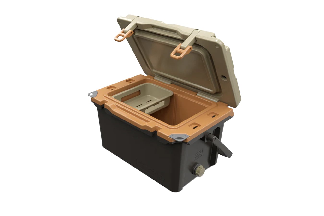 YUKON OUTFITTERS Snake River 22 Quart Hard Cooler Whiskey