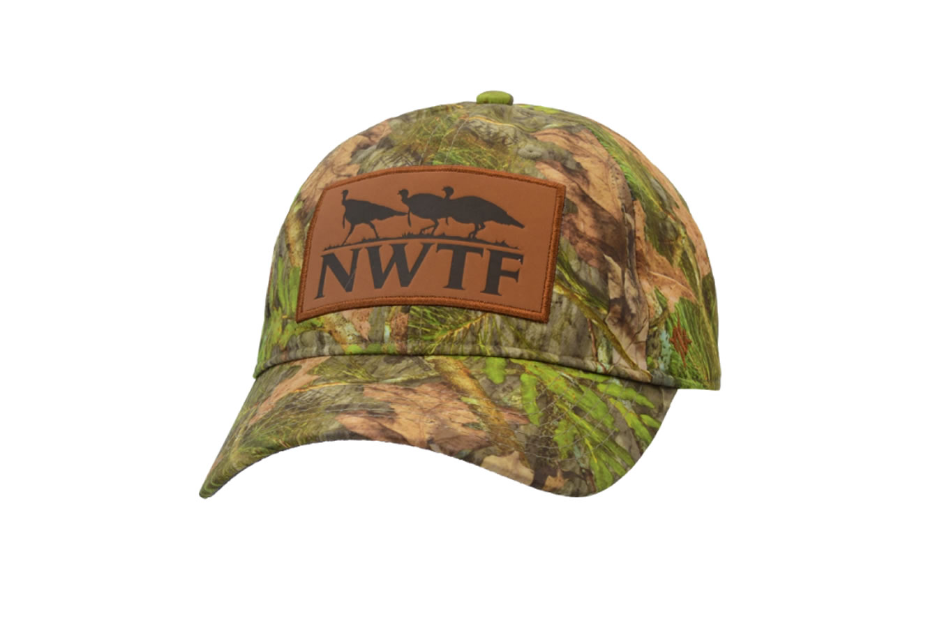 Nomad Camo NWTF Leather Patch Low Country Cap Vance Outdoors