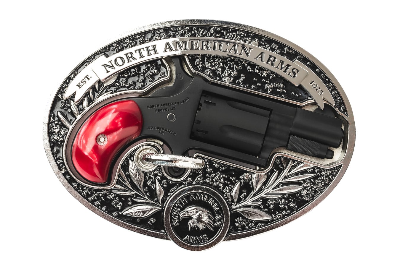 NORTH AMERICAN ARMS Zorro 22LR Mini Revolver with Ornate Belt Buckle