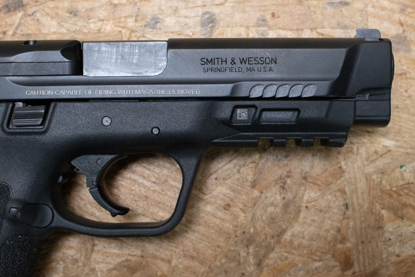 SMITH AND WESSON M&P45 M2.0 45ACP Police Trade-In Pistol with Manual Safety