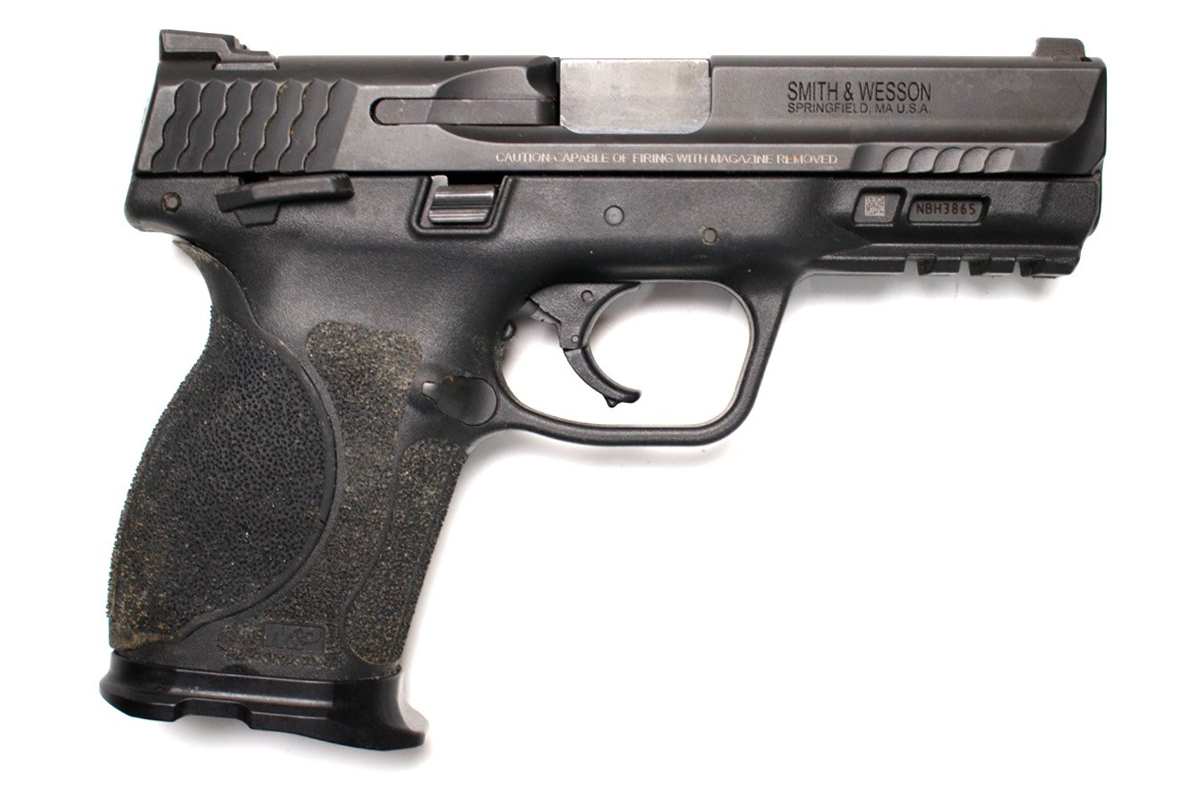 SMITH AND WESSON M&P9 M2.0 Compact 9mm Police Trade-In Pistol with Manual Safety