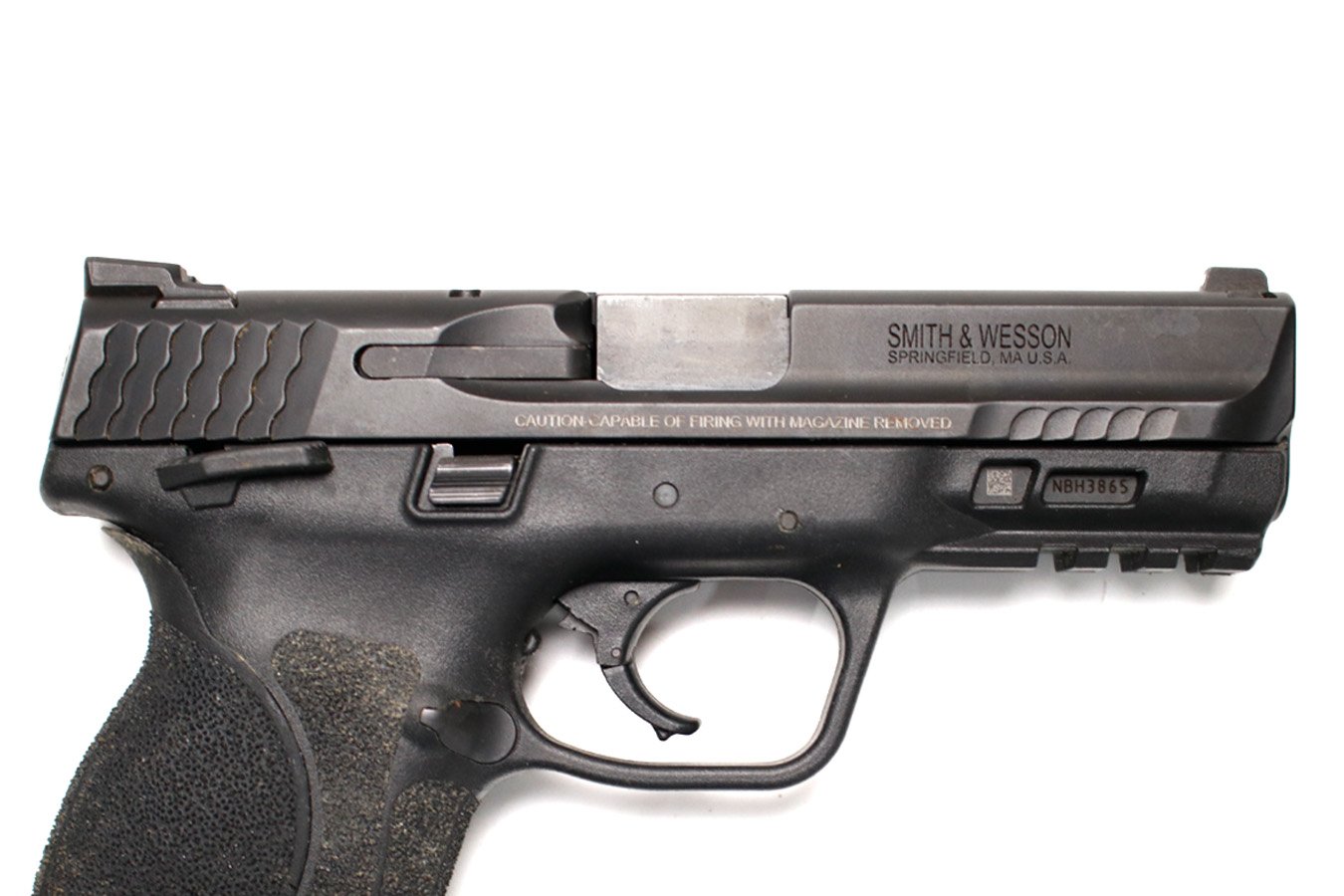 SMITH AND WESSON M&P9 M2.0 Compact 9mm Police Trade-In Pistol with Manual Safety