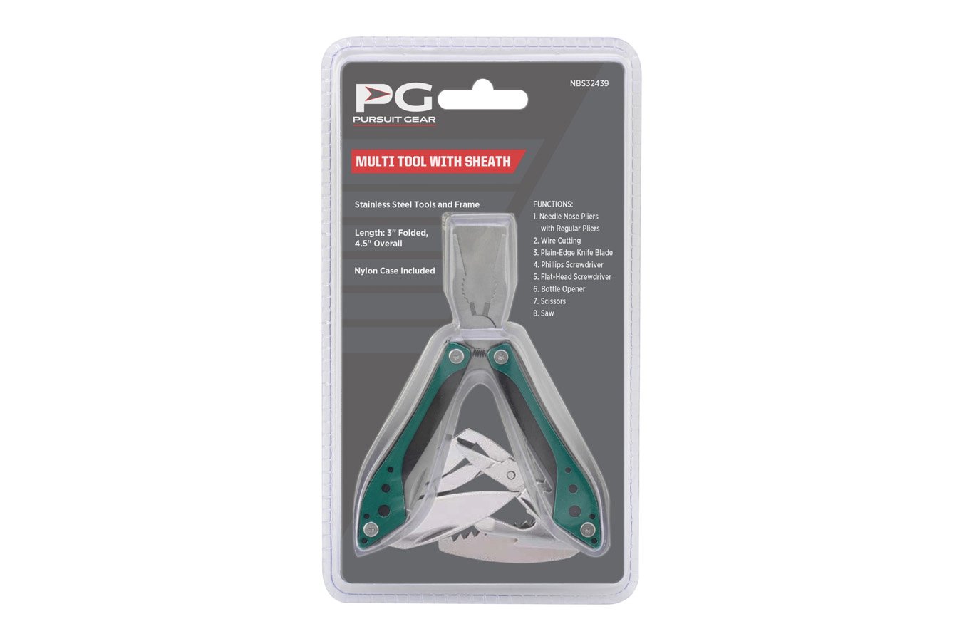 Pursuit Gear Multi-Tool With Sheath