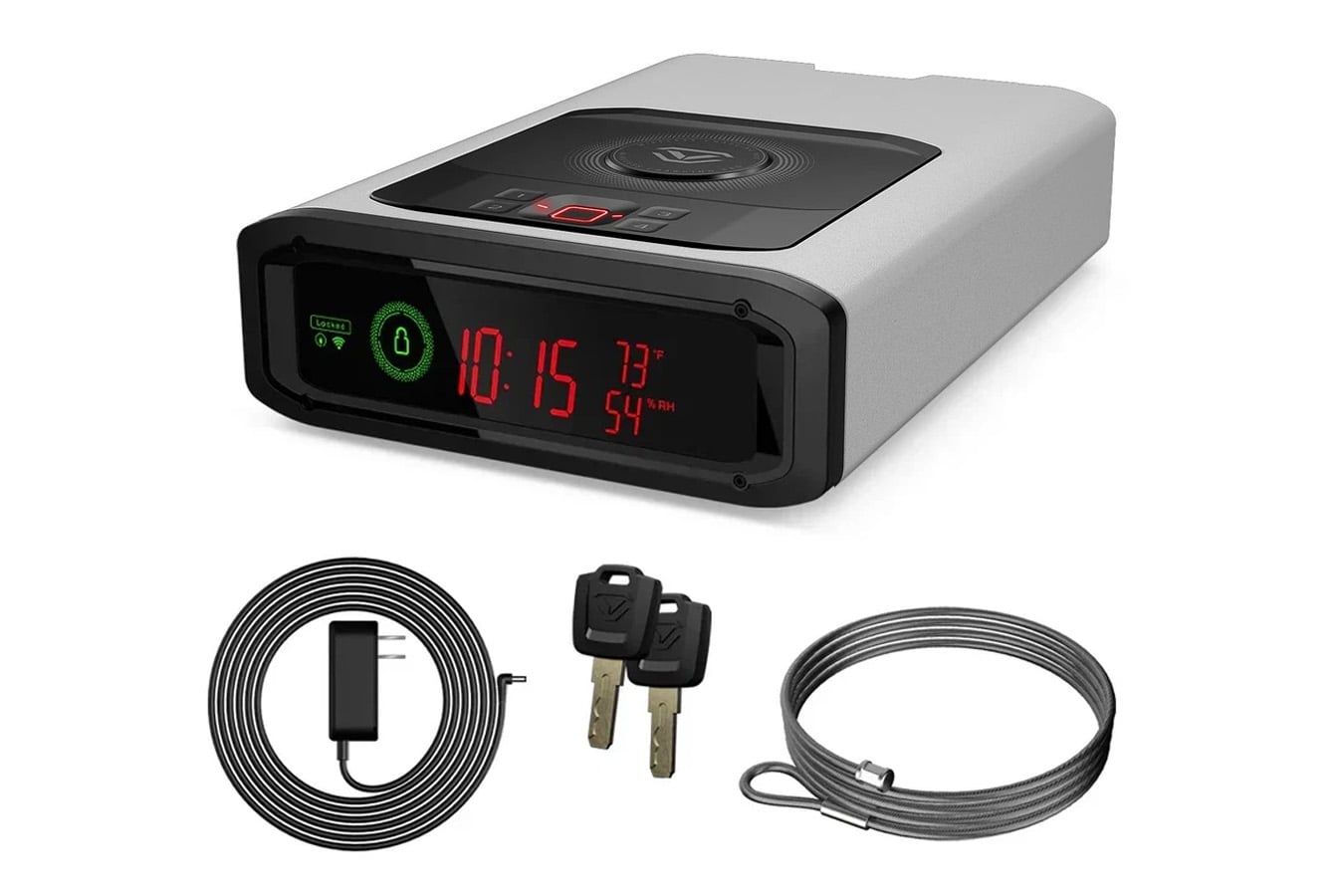 Vaultek ViSN Smart Station DS2i Biometric Safe in Alpine White