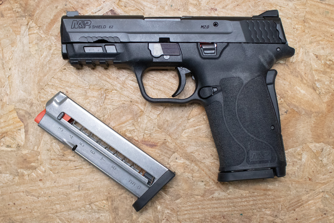 SMITH AND WESSON M&P9 Shield EZ M2.0 9mm Police Trade-In Pistol with Two Magazines