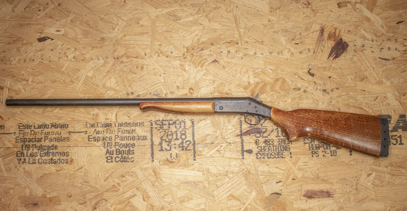 NEW ENGLAND FIREARMS Topper SB112 Gauge Single Shot Police Trade-In Shotgun