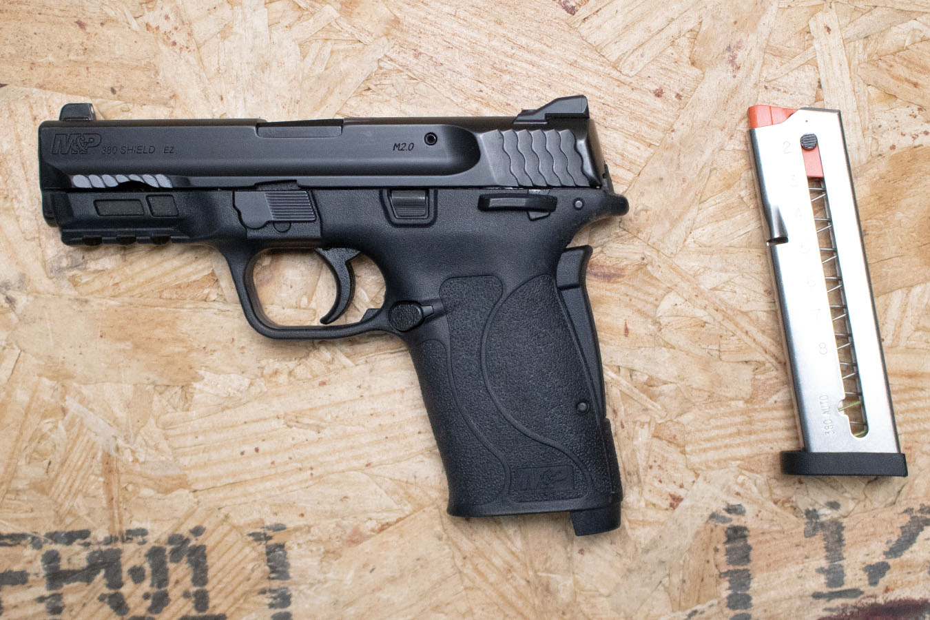 SMITH AND WESSON M&P380 Shield EZ M2.0 380ACP Police Trade-In Pistol with Thumb Safety