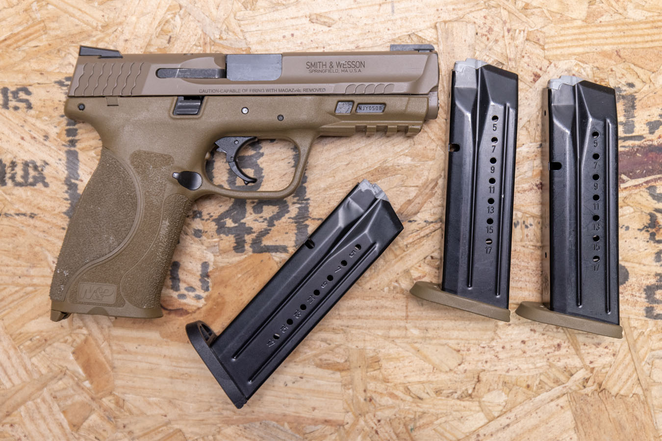 SMITH AND WESSON M&P9 M2.0 9mm Police Trade-In Pistol with FDE Finish