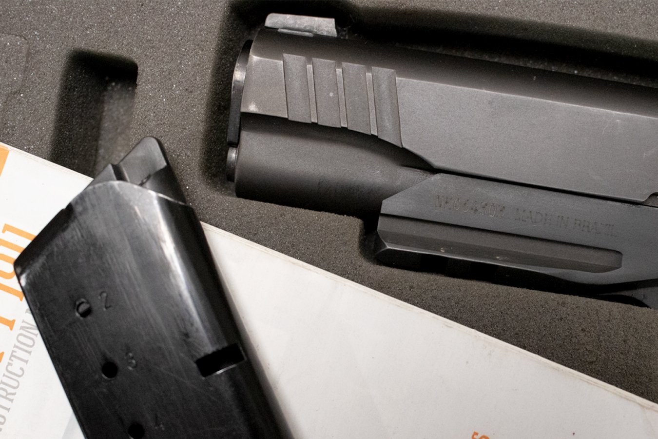 TAURUS 1911 45ACP Police Trade-In Pistol with Two Mags, Case, and Manual