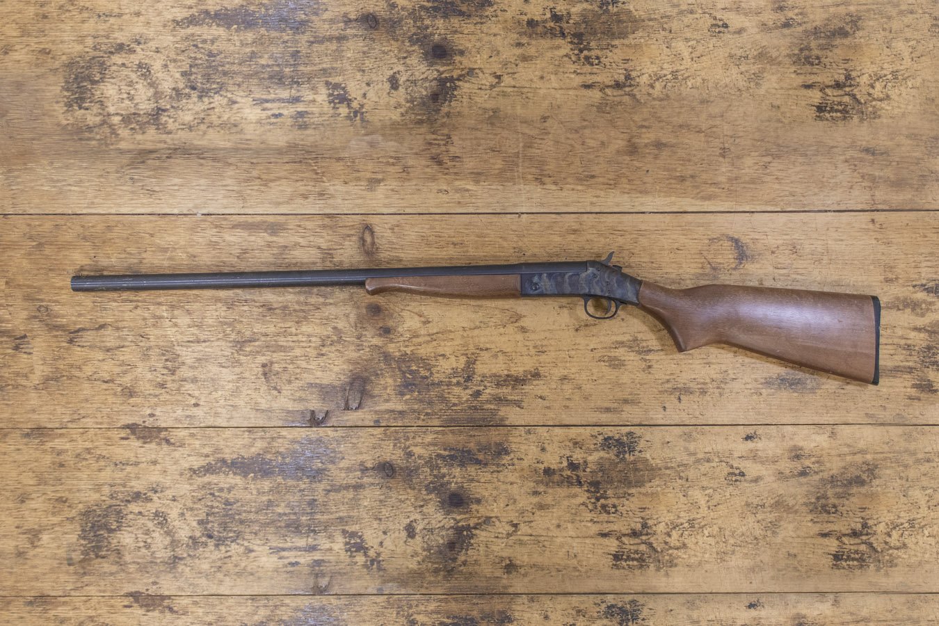 NEW ENGLAND FIREARMS Pardner SB1 12 Gauge Police-Trade-In Break Open Shotgun with Case Hardened Receiver