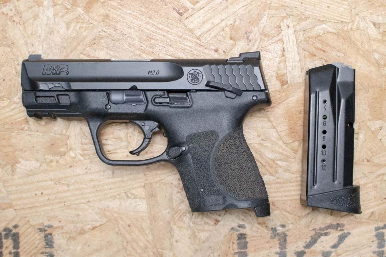 SMITH AND WESSON M&P9 M2.0 Subcompact 9mm Police Trade-In Pistol with Thumb Safety