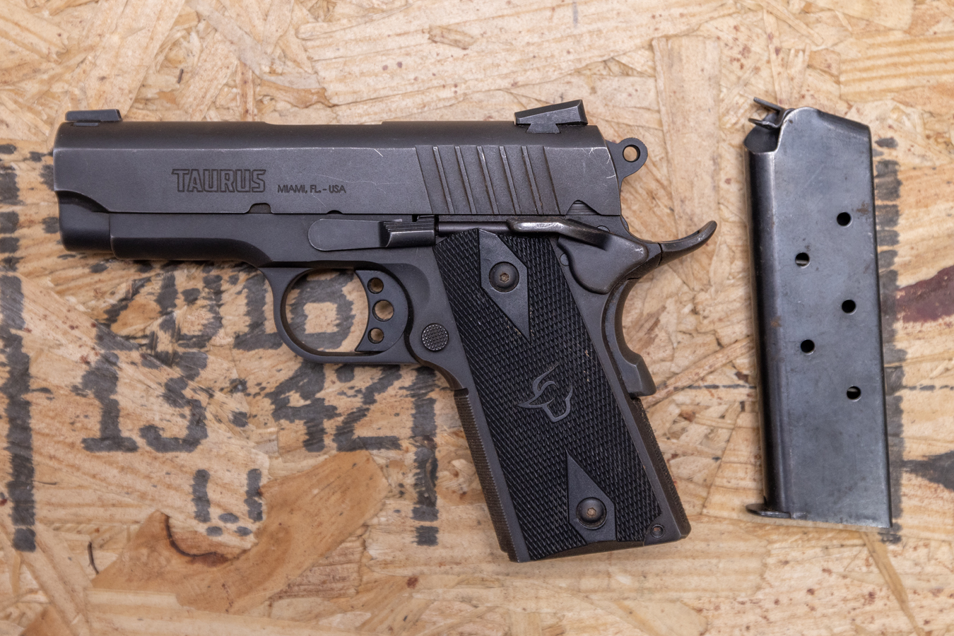 TAURUS 1911 45 ACP Police Trade-In Pistol Officer Model