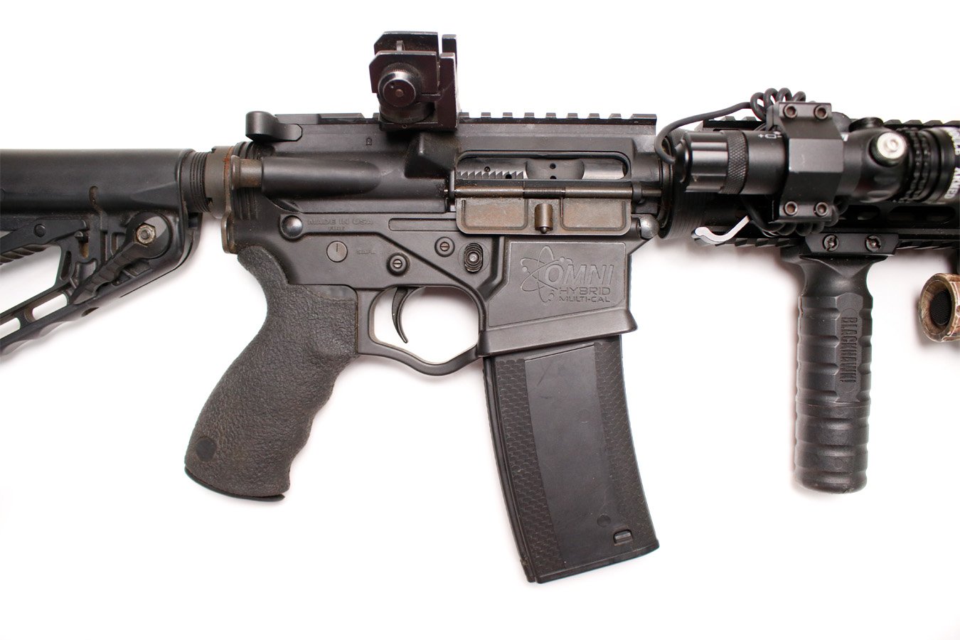 AMERICAN TACTICAL Omni Hybrid 5.56 NATO Semi-Auto Rifle w/ Foregrip and Light