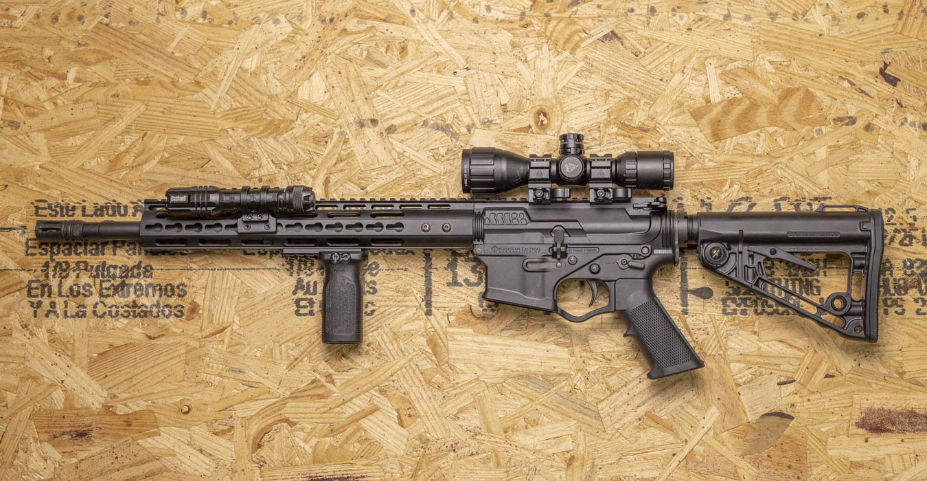 ATI Omni Hybrid 5.56 Police Trade-In AR with Optic, Light and Forend Grip
