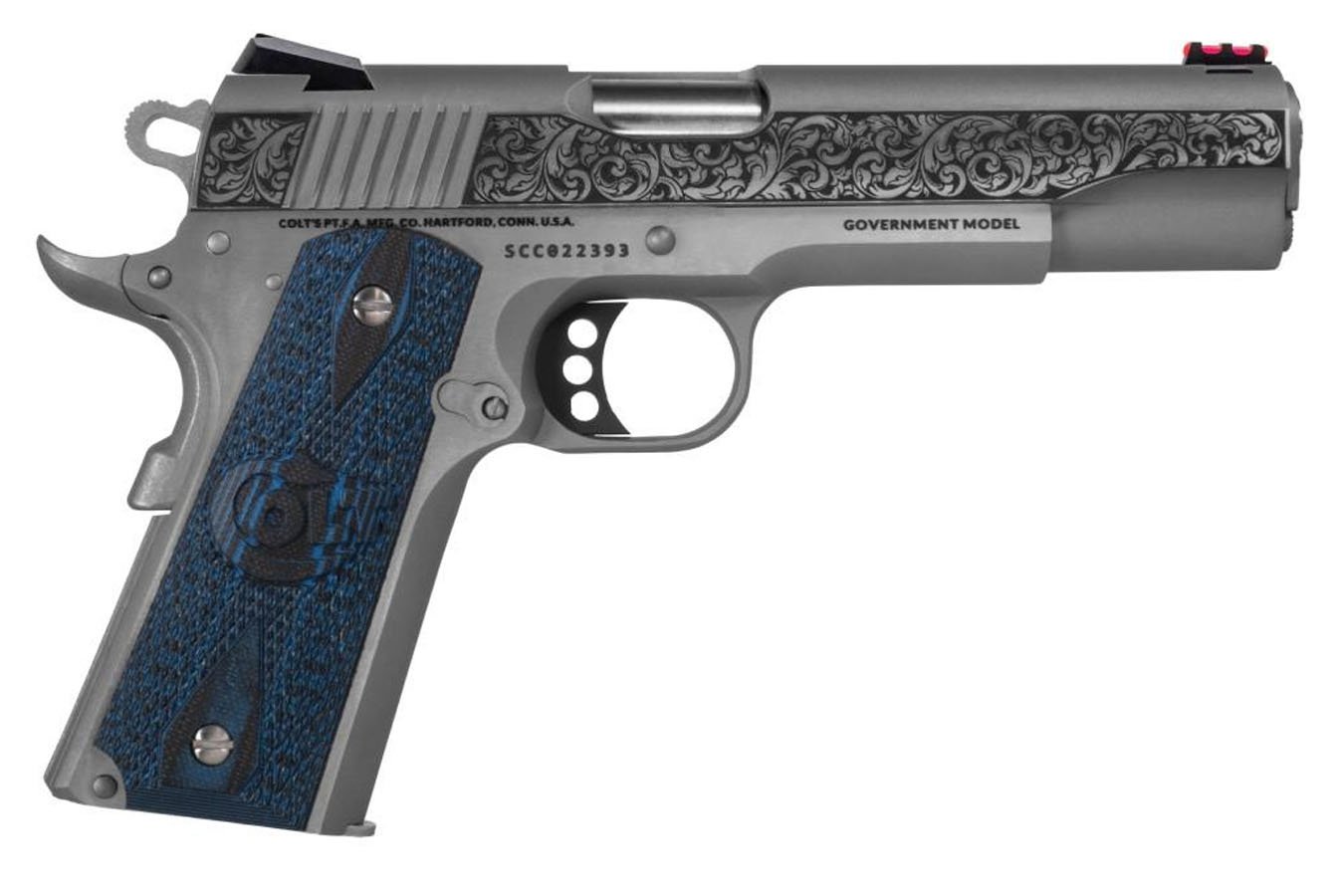 COLT 1911 Competition Model 45ACP Pistol with Filigree Slide