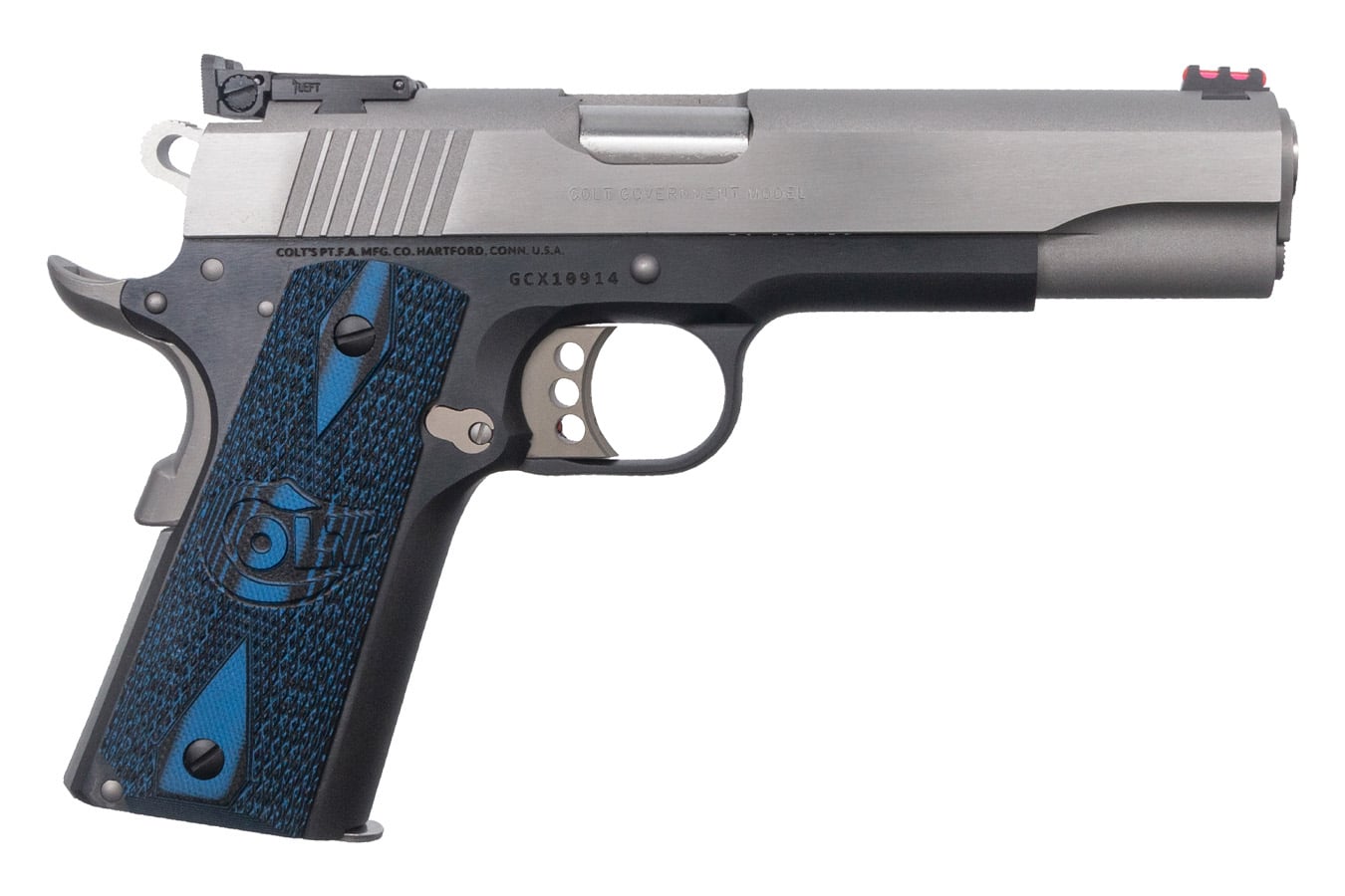 Colt 1911 Gold Cup Lite Series 70 45 ACP Pistol with Two-Tone Finish