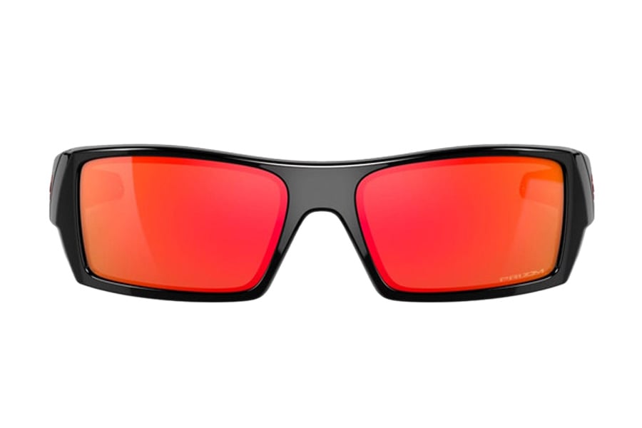 Oakley Gascan Sunglasses with Polished Black Frame Prizm Ruby Lens
