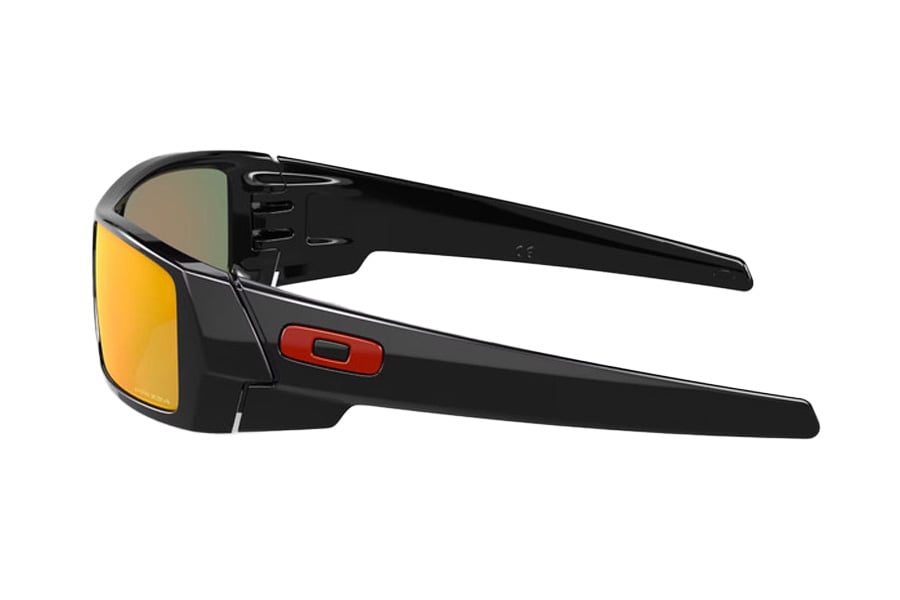 Oakley Gascan Sunglasses with Polished Black Frame Prizm Ruby Lens
