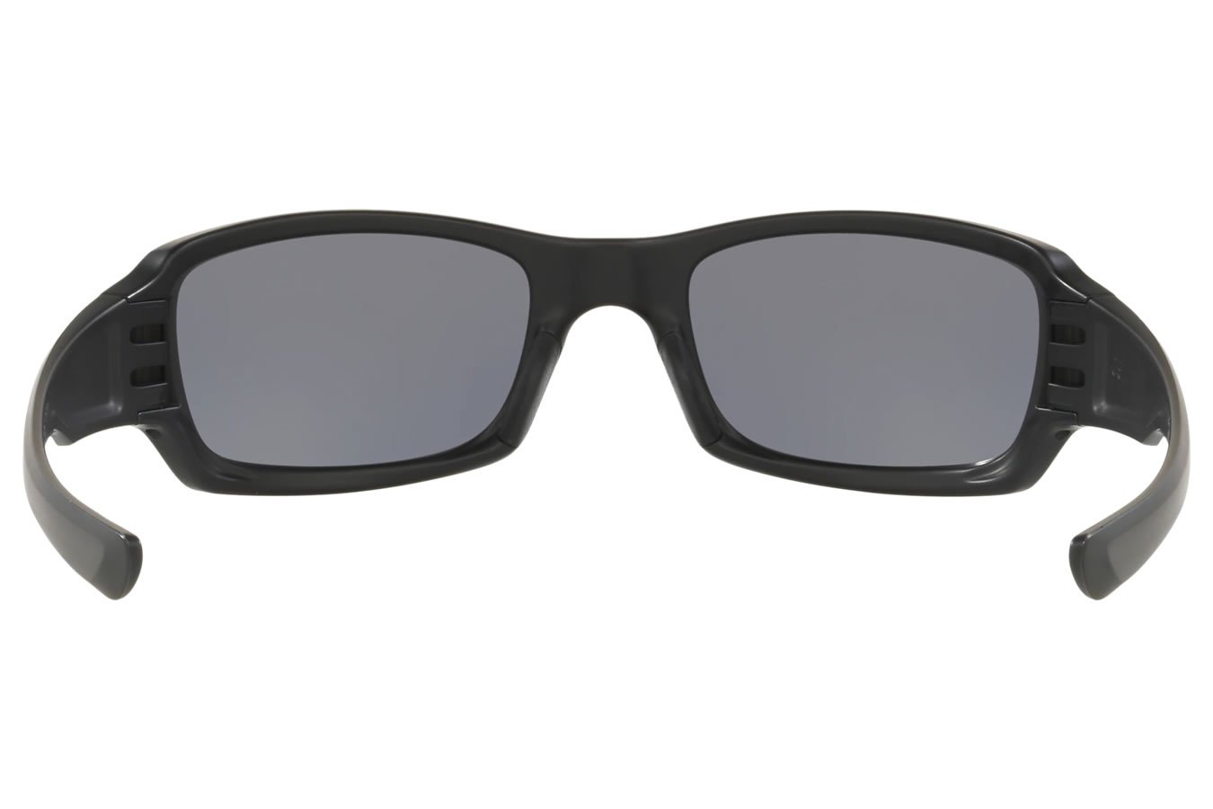 OAKLEY Fives Squared Flag Collection Sunglasses with Matte Black Frame and Warm Gray Le