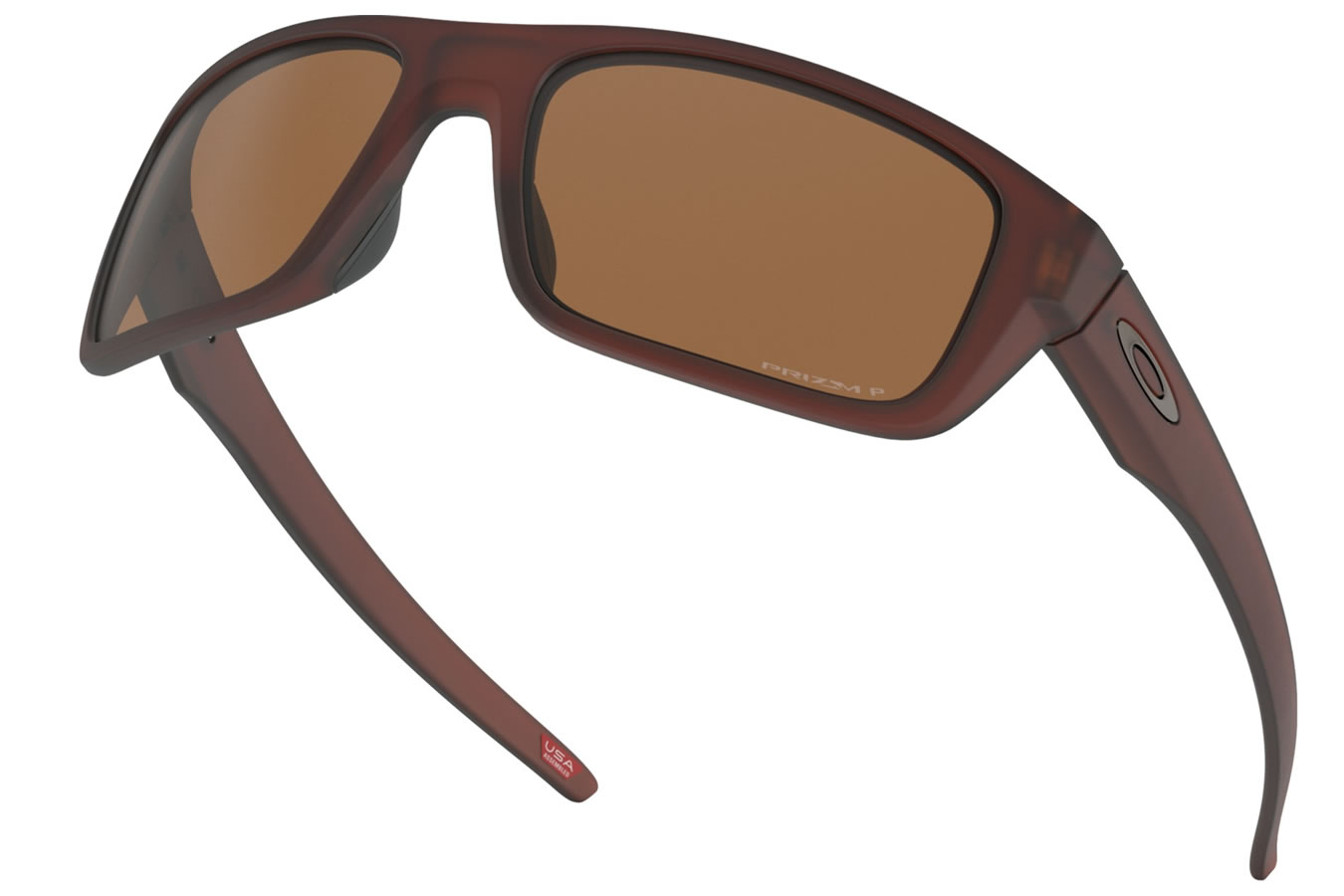 OAKLEY Drop Point with Matte Rootbeer Frame and Prizm Tungsten Polarized Lenses