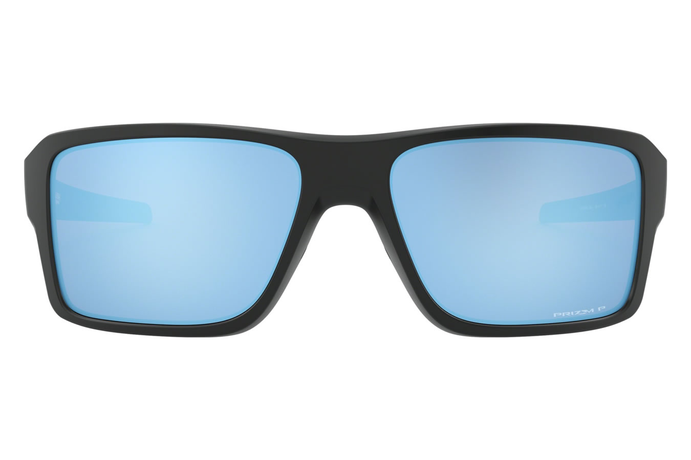 OAKLEY Double Edge Sunlgasses wtih Matte Black Frame and Prizm Deep Water Polarized Lenses