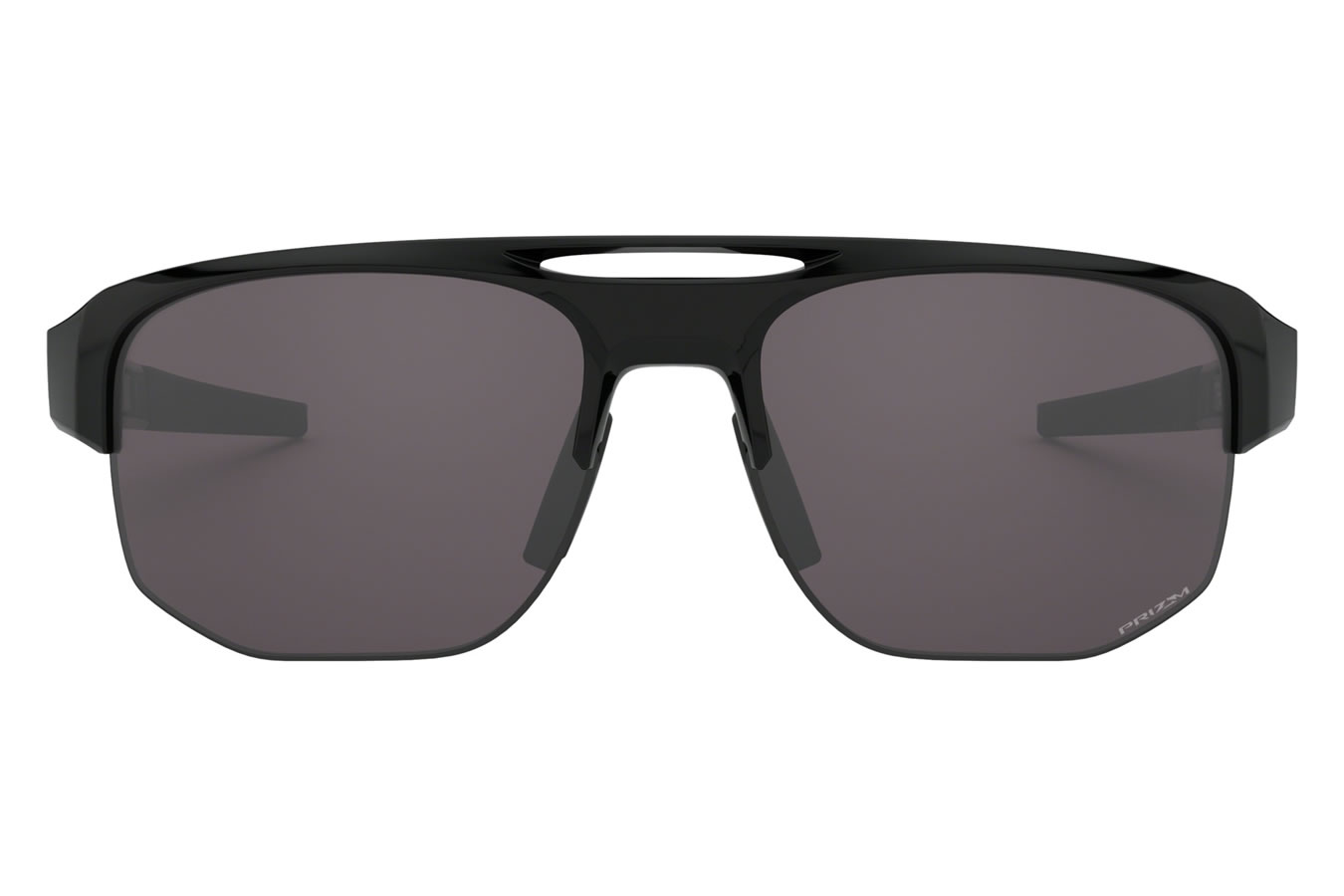 OAKLEY Mercenary Sunglasses with Polished Black Frame and Prizm Gray Lenses