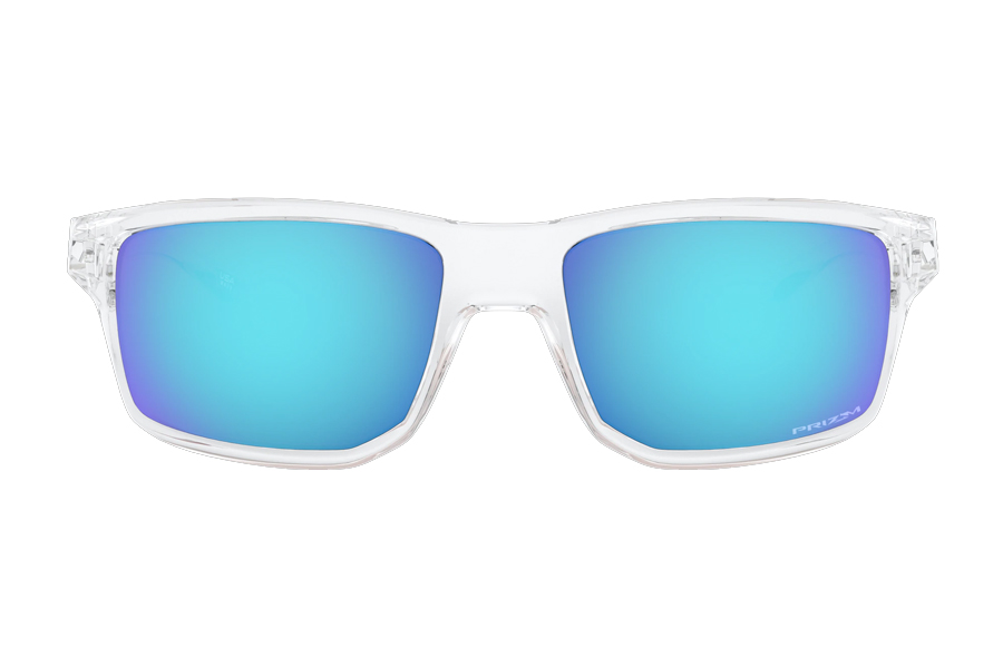 OAKLEY Gibston Sunglasses with Polished Clear Frames and Prizm Sapphire Lenses
