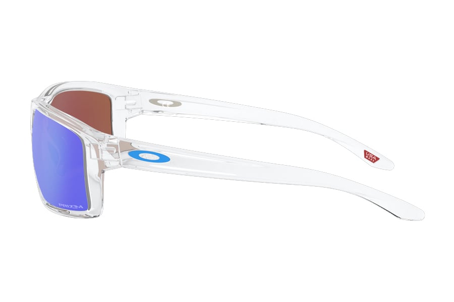 OAKLEY Gibston Sunglasses with Polished Clear Frames and Prizm Sapphire Lenses