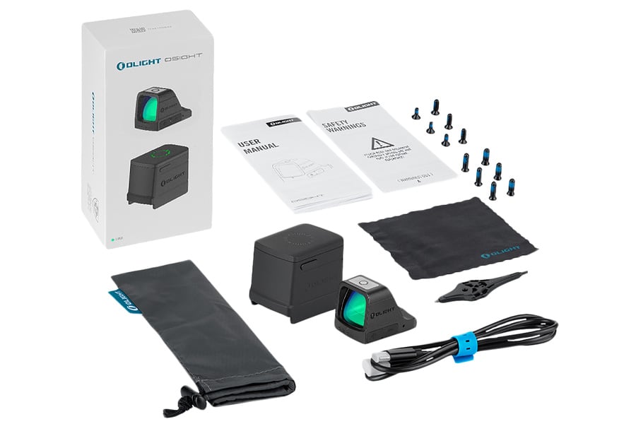 Olight Green Dot Matte Black 1x 3 MOA Green Dot Reticle