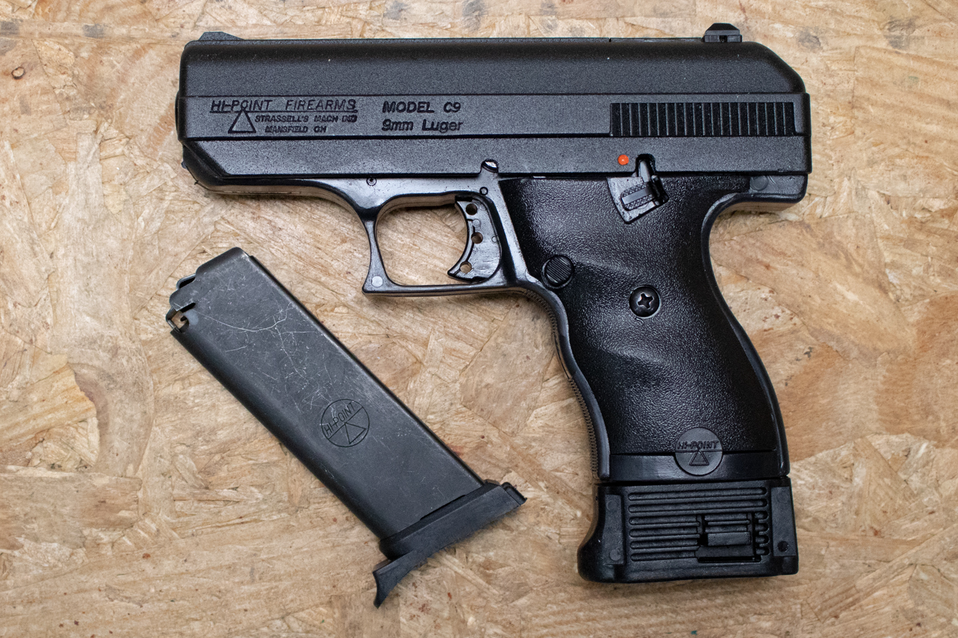 HI POINT C9 9mm Police Trade-In Pistol with Two Magazines