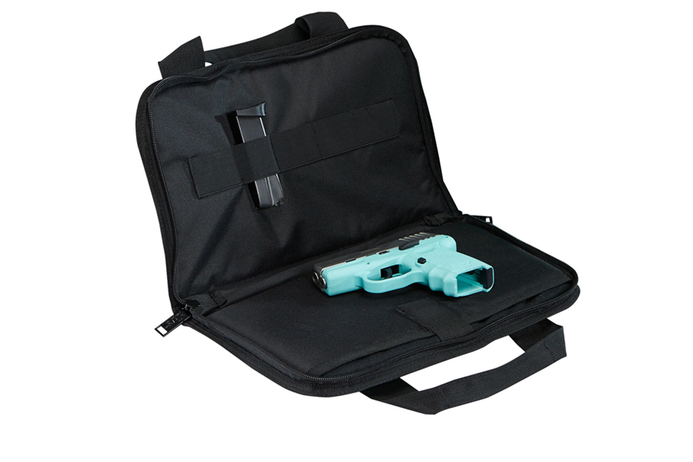US PEACEKEEPER Attaché Handgun Gun Case Rpbins Egg Blue