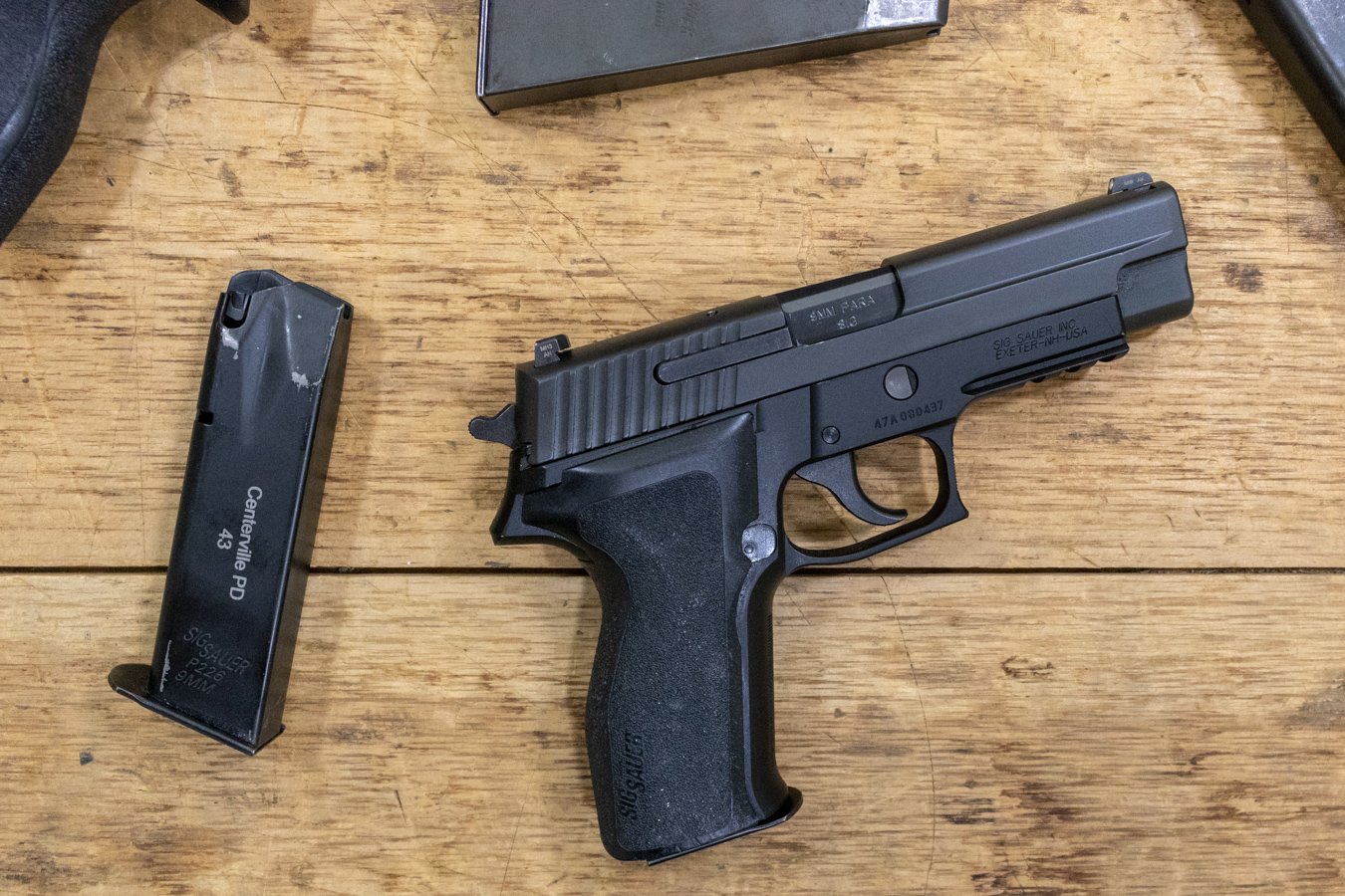 SIG SAUER P226 9mm DA/SA Police Trade-Ins with Night Sights and Rail (Very Good Condition)