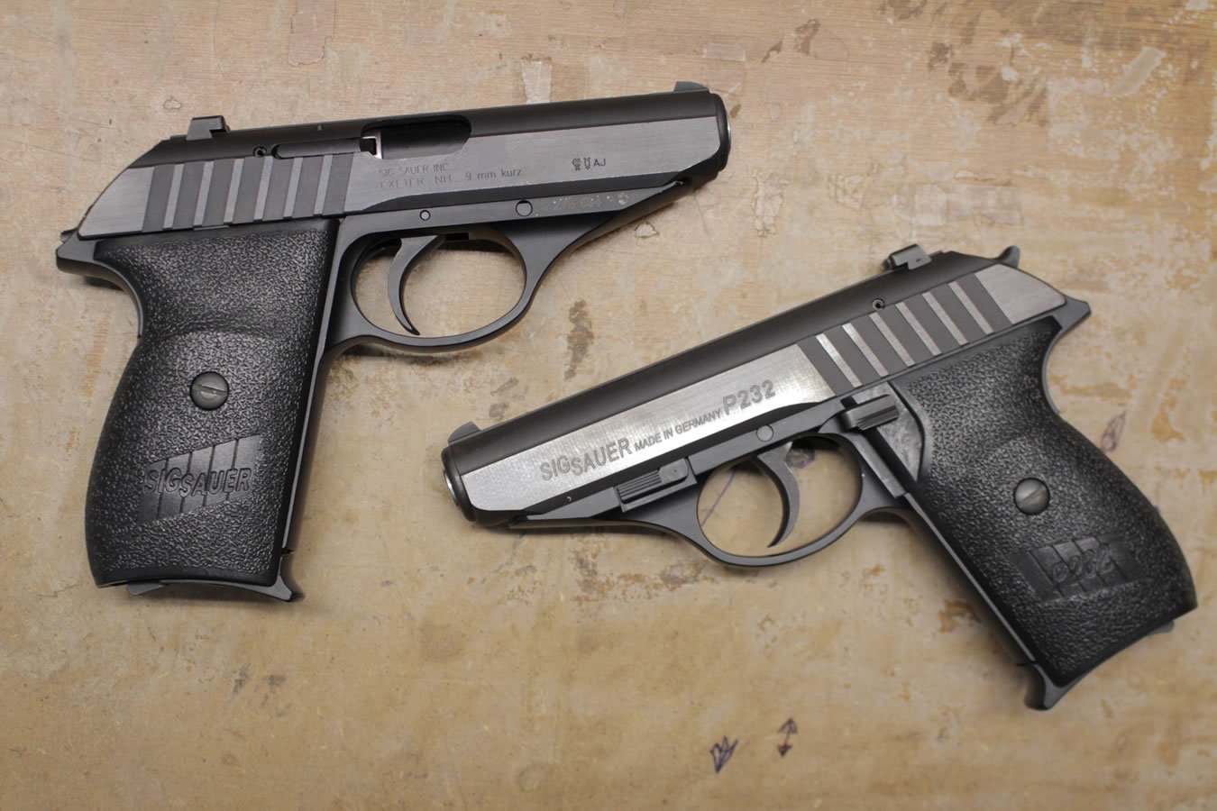 SIG SAUER P232 380 ACP DA/SA Police Trade-in Pistols (Good Condition)