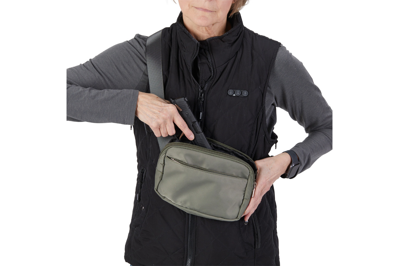 US PEACEKEEPER Suburban Sidekick Pack Smoky Green Grey