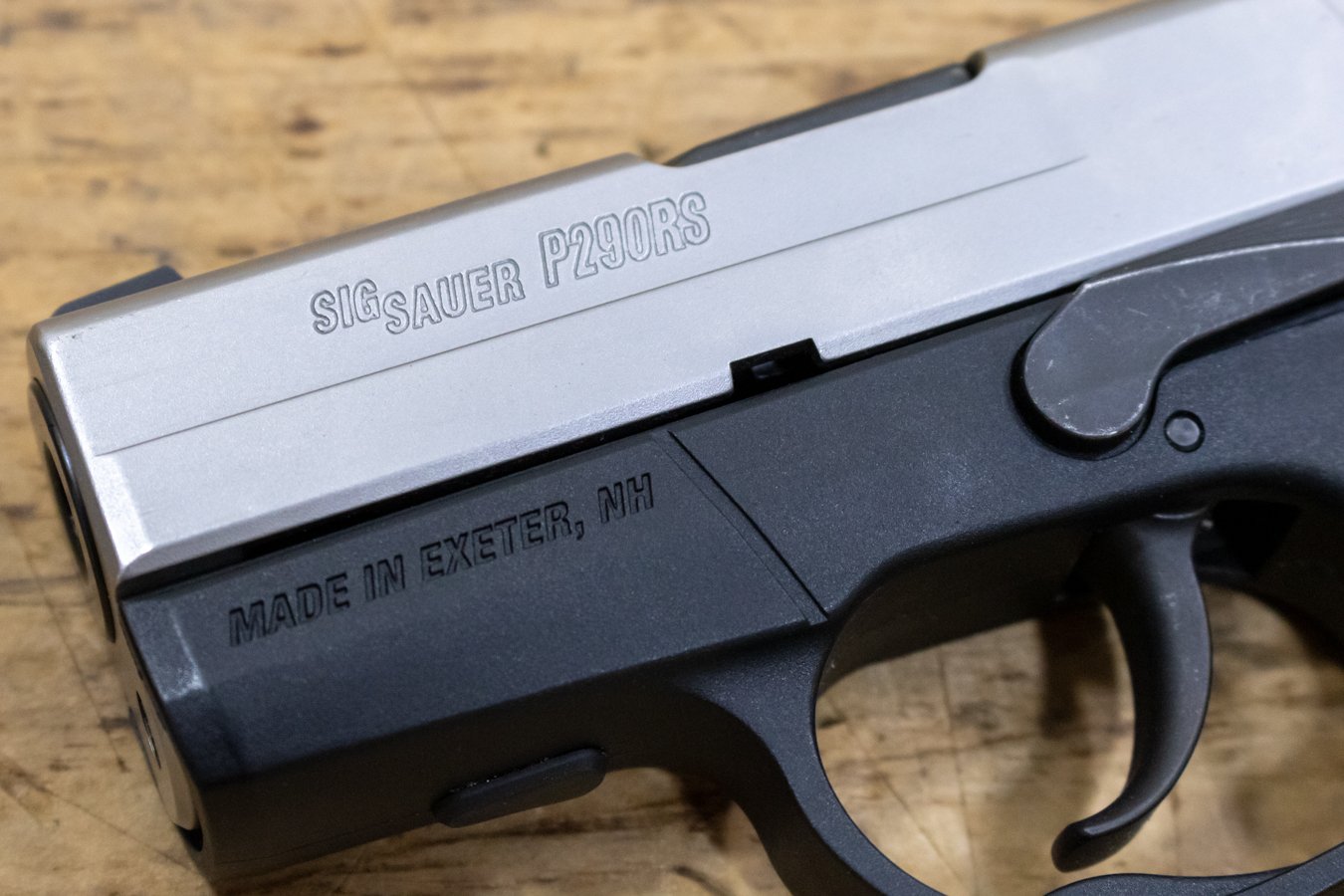 SIG SAUER P290 9mm DAO Two-Tone Police Trade-Pistols with Night Sights (Fair Condition)