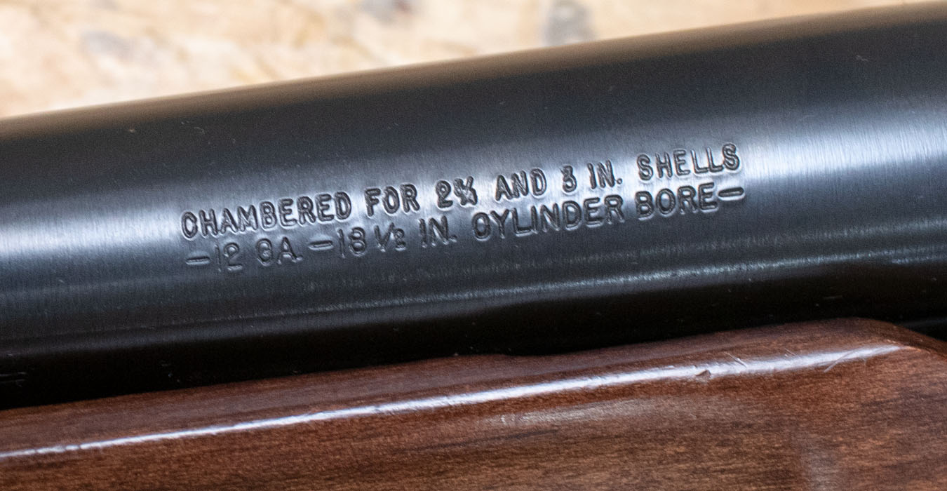 MOSSBERG 500A 12 Gauge Used Trade-In Shotgun with Wood Stock, 18.5in Barrel