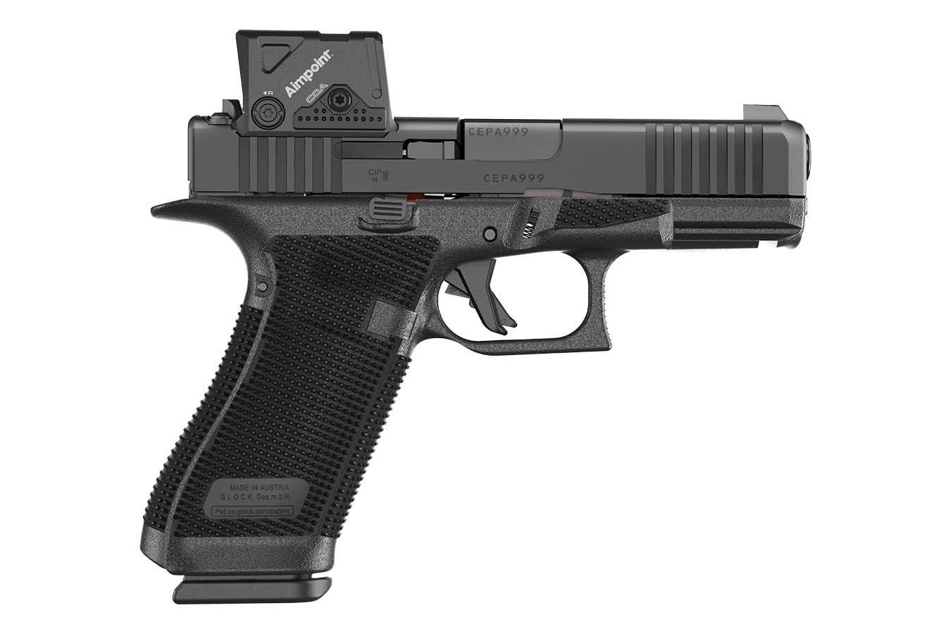 GLOCK G45 Gen6 9mm Semi-Auto Pistol with Aimpoint COA 3.5 MOA Red Dot Sight